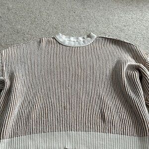 Striped Ribbed Sweater